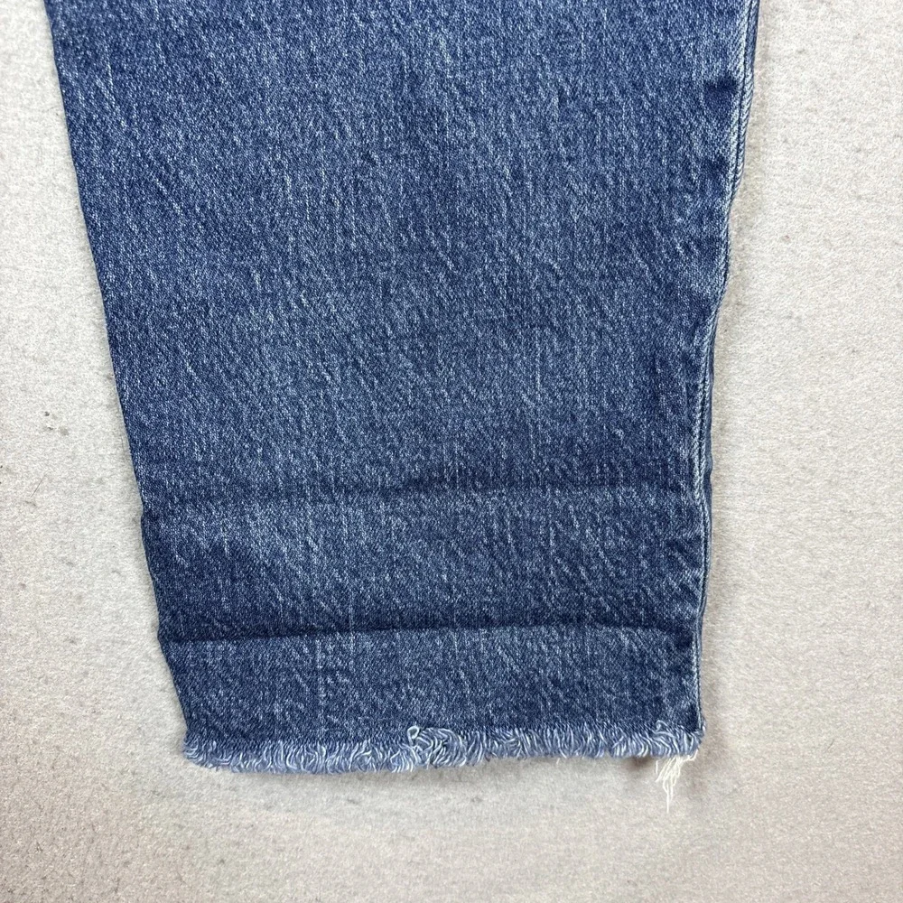 J. Crew Women's Size‎ 29 Slim Boyfriend Straight Leg Jeans Cropped Raw Hem